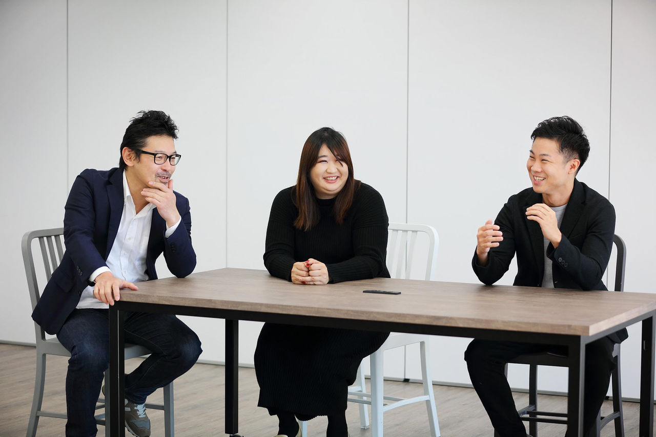 （左から）藤田 佳吾、宮村 綾香、光畑 創司