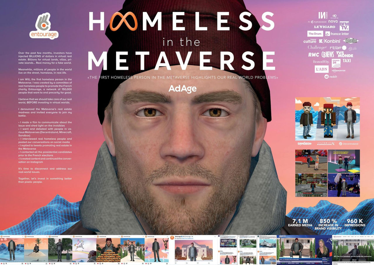 HOMELESS IN THE METAVERSE | ENTOURAGE