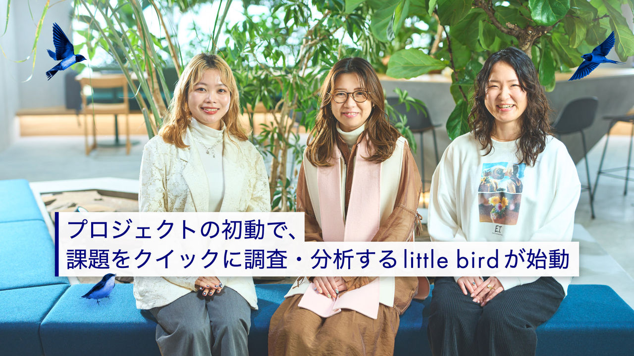 プロジェクトの初動で、課題をクイックに調査・分析する little birdが始動 