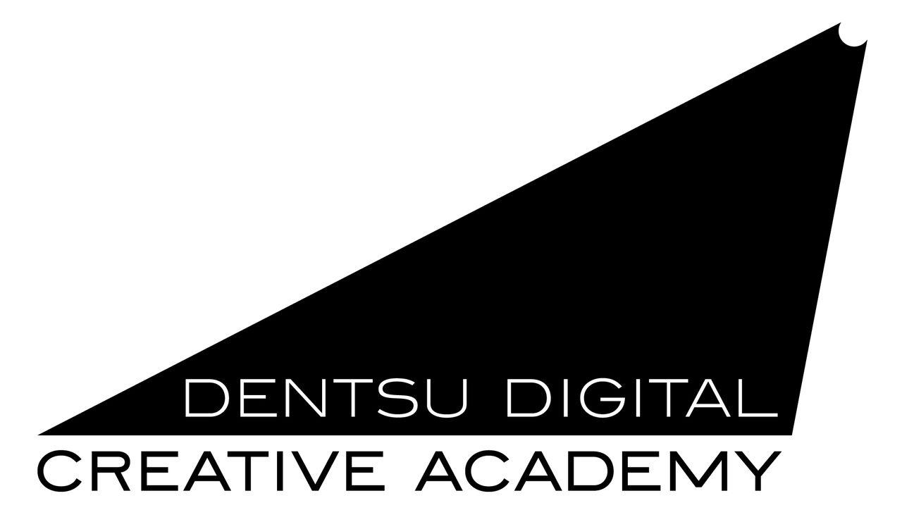 「DENTSU DIGITAL CREATIVE ACADEMY」ブランドロゴ