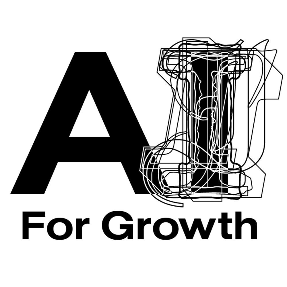 拡大画像：AI For Growth のロゴ画像です。