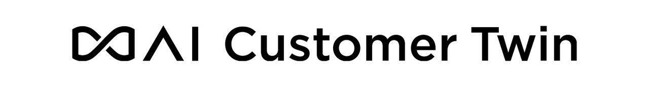 ∞AI Customer Twinのロゴ画像です。