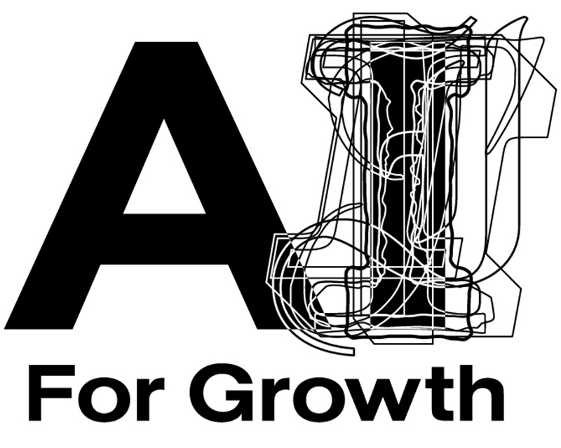 拡大画像：AI For Growth のロゴ画像です。