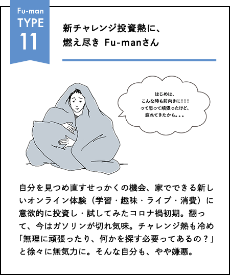 Fu-man TYPE 11 新チャレンジ投資熱に、燃え尽き Fu-manさん
