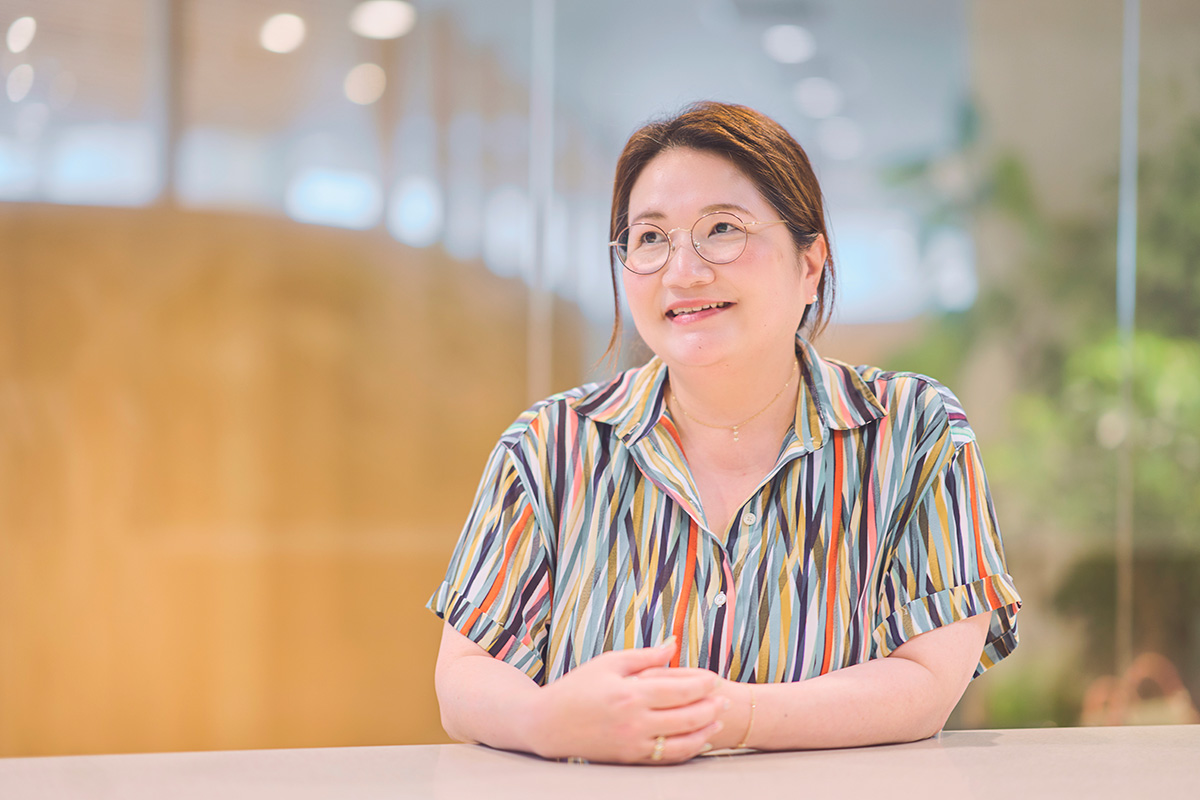 写真：DEI推進が目指す目標を語る伊関