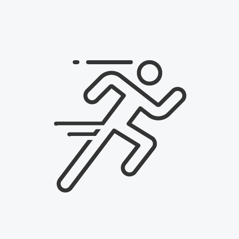 Fast decision-making icon